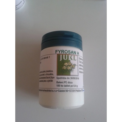 Jukl Fyrosan H 100 tablet
