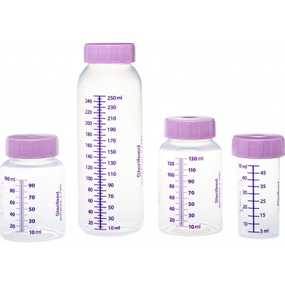 Sterifeed jednorázová plastová kojenecká láhev transparentní 100 ks 100 ml