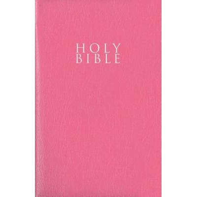 NIV, Gift and Award Bible, Leather-Look, Pink, Red Letter Edition, Comfort Print