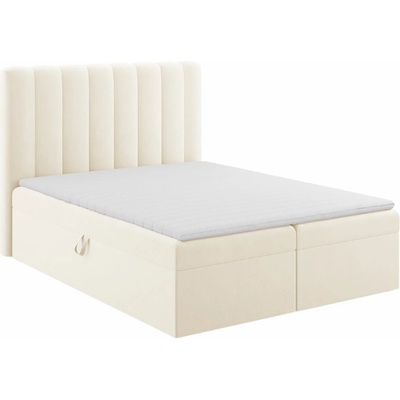 Micadoni Kelp sametová boxspring béžová