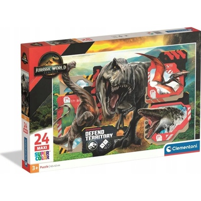 CLEMENTONI MAXI JURASSIC WORLD 24 DÍLKŮ