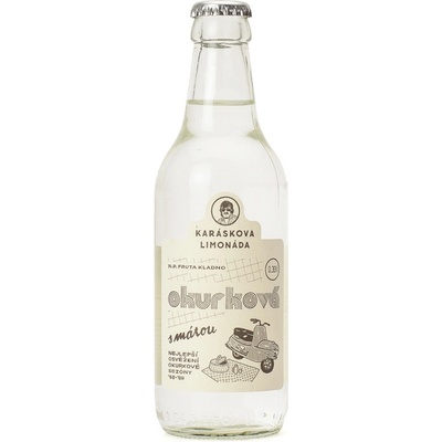 Karáskova limonáda okurková s mátou 330 ml