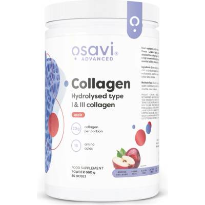 Osavi Collagen Hydrolysed Type I & III 660 g Jablko