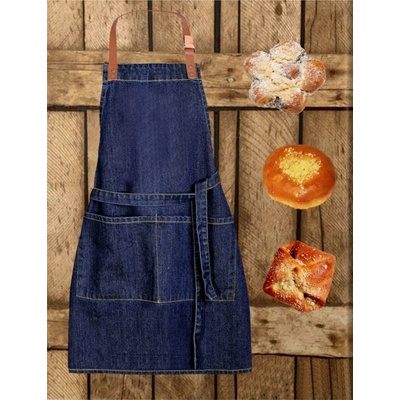 Forbyt kuchyňská zástěra JEANS BBQ šedomodrá 70x90cm
