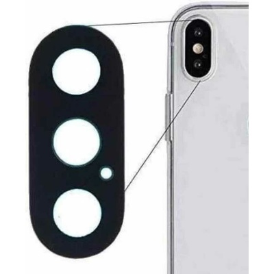 Sklíčko zadní kamery iPhone XS, XS MAX bez rámečku