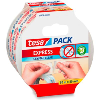 Tesa Express Crystal Clear samolepicí páska transparentní 50 mm x 50 m – Hledejceny.cz