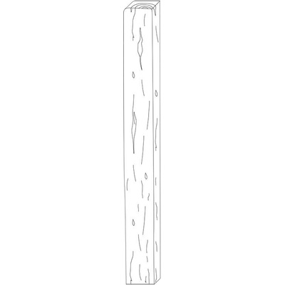 Ferobet Palisáda betonová Trám 250 2500×240×150 mm natur reliéfní staré dřevo (6)