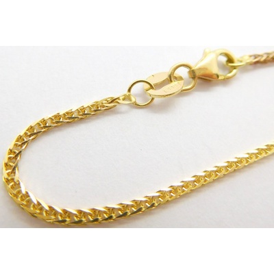 Klenoty Budín Dámský pevný zlatý náramek ze žlutého zlata 585/1,33gr 19cm HK7019