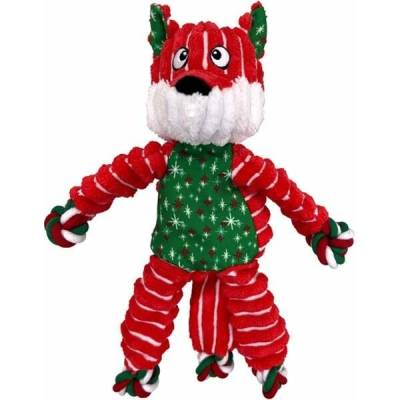 Kong vianočný Holiday Floppy Knots Fox 24 x 21,6 cm
