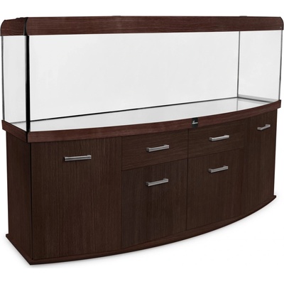 Diversa Solid LED akvarijní set vypouklý wenge 960 l