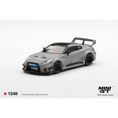 MINI GT Nissan LB-Silhouette WORKS GT 35GT-RR Ver.1 Matt Grey 1:64