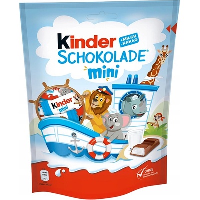 Kinder čokoláda mini mléčné čokoládky 120 g