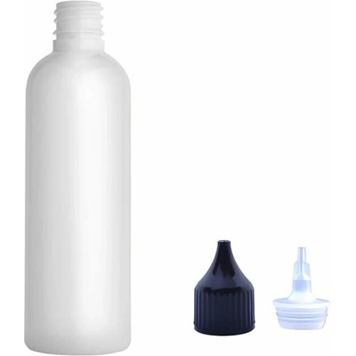 Via Plastová lahvička bílá s černou špičkou Via 100 ml