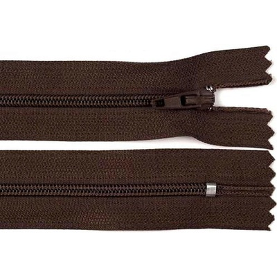 Spirálový zip No 3 délka 20 cm autolock Varianta: 304 hnědá čokoládová, Balení: 1 ks