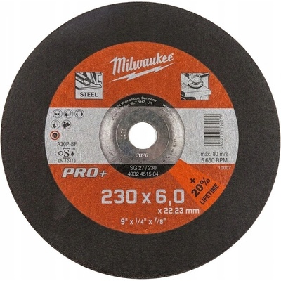 Milwaukee Brúsny kotúč 230 x 6,0 mm 4932451504