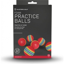 Masters Foam Practice Balls pěnové barevné 12 ks