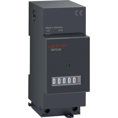 Müller BW 70.29 230V 50-60Hz počítadlo prevádzkových hodín Valčekové počítadlo