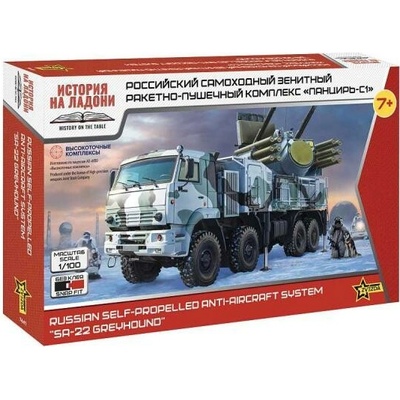 ZVEZDA Snap Kit military 7441 Russian system Pantsir S1 "SA 22 Greyhound" 1:100