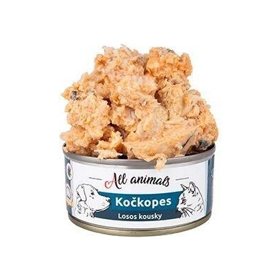 All Animals kočkopes Losos kousky 90 g