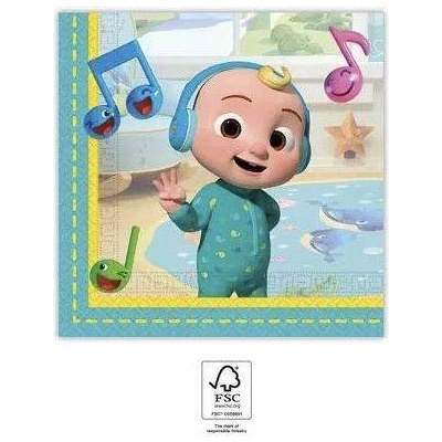 Procos Papierové obrúsky cocomelon 33x33cm 20ks