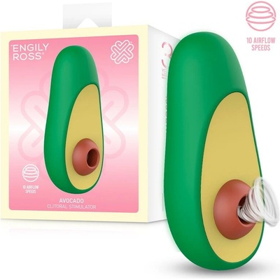 Engily Ross Avocado Clitoral Stimulator with Suction Green