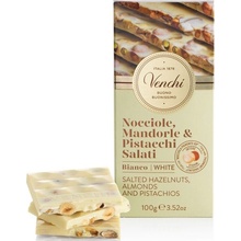 Venchi Biela so slanými orieškami 95 g