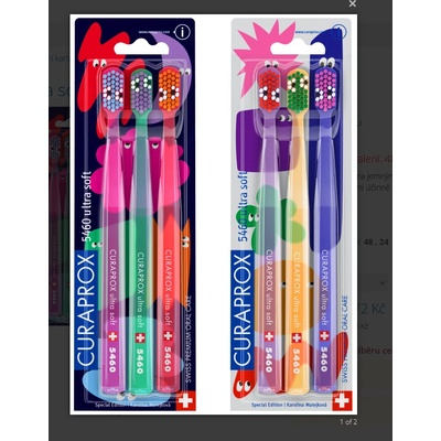 Curaprox CS 5460 Ultra soft Summer All Eyes on Us 3 ks