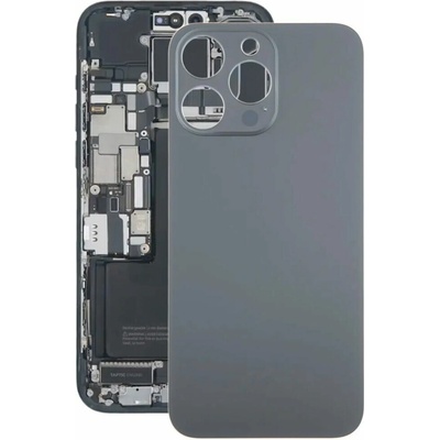 Apple Zadní bateriový kryt iPhone 15 Pro Max - Černá
