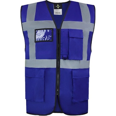 Korntex Hamburg Multifunkčná reflexná vesta KX810 Royal Blue 4XL