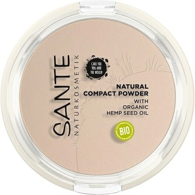 Sante-Naturkosmetik Foundation-PowderPřírodní kompaktní pudr č. 03 Teplý med 9 g