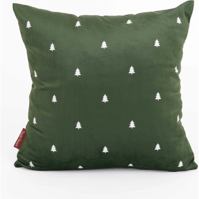 MKLuzkoviny.cz Vánoční Velvet 40 x 40 cm Vánoční pohoda zelená – Hledejceny.cz