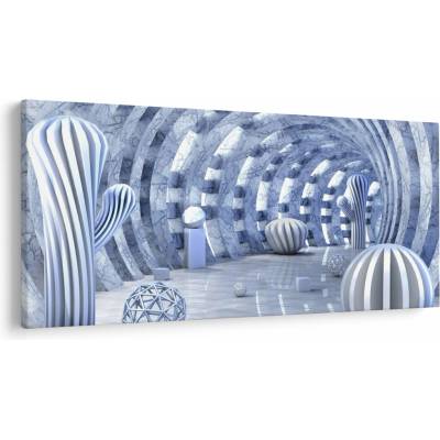 Obraz - 3D abstrakcia, jednodielne 200x100 cm