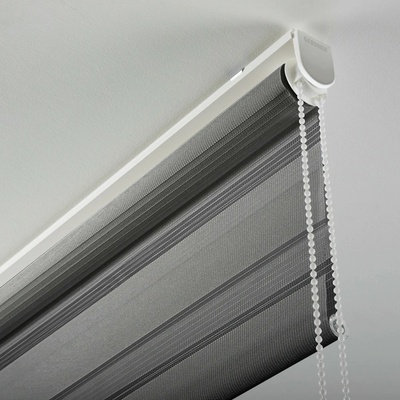 Gardinia Dvojitá roleta EasyFix s montážní lištou 100 x 150 cm antracitová