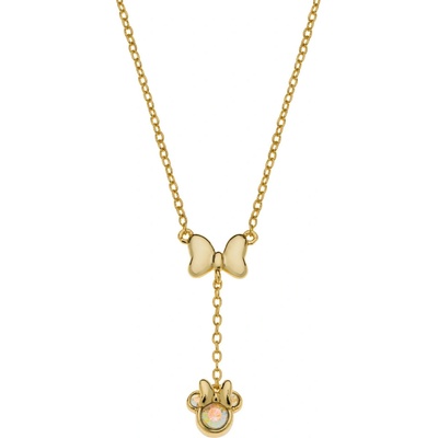 Disney Nežný pozlátený náhrdelník Minnie mouse NS00054YRCL-157.CS