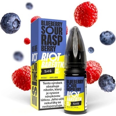 Riot Squad BAR EDTN Salt Blueberry Sour Raspberry 10 ml 5 mg