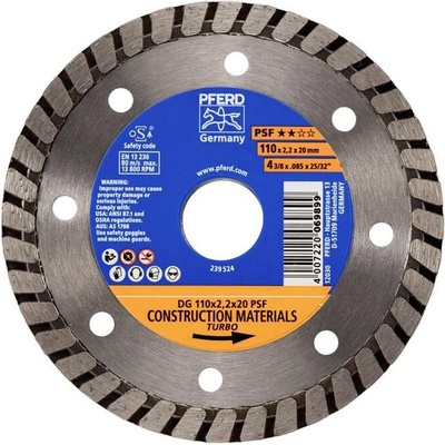 Pferd diamantový rezný kotúč 110 x 20 mm 68300056