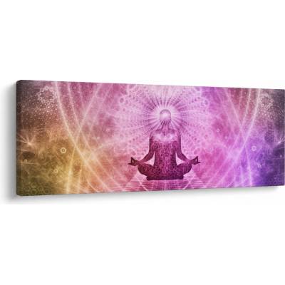 Obraz meditace, jednodílný 100x40 cm