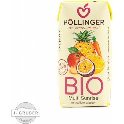 Hollinger Bio šťáva ovocná multi sunrise 200 ml