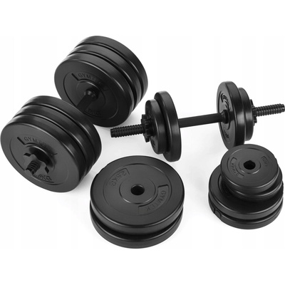 Gymtek Nastavitelné asfaltové jednoručky 2 x 15 kg
