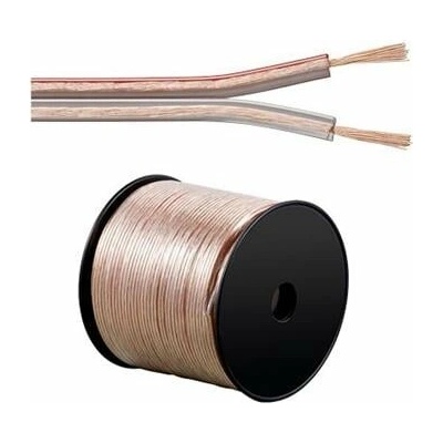 PremiumCord Reproduktorové káble 100 U medené 2x0,75mm 1m