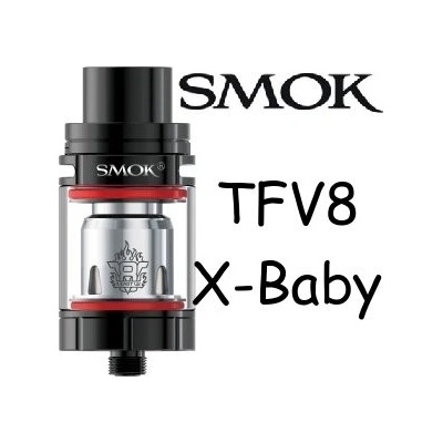 SMOK TFV8 X-Baby Clearomizér black 4ml