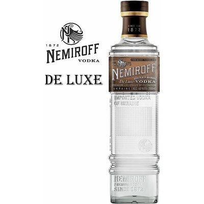 Vodka Nemiroff De Luxe Oak Barrel aged 40% 1 l (holá láhev)