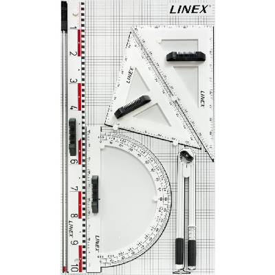 Linex - magnetická sada rysovacích pomôcok na školskú tabuľu
