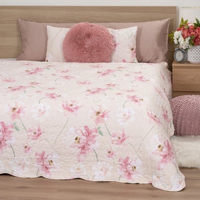 4Home Prehoz na posteľ Pink romance, 220x240 2x40x40