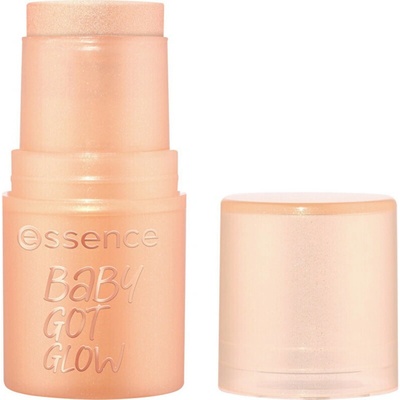 essence baby got glow rozjasňující tyčinka pro zářivý lesk 10 Golden Aura 5,5 g
