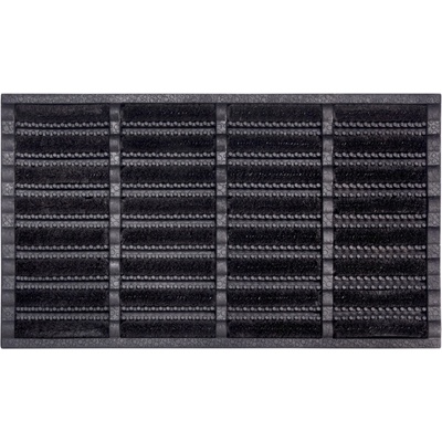 Hanse Home Mix Mats Brushes 105648 Black 45x75 cm