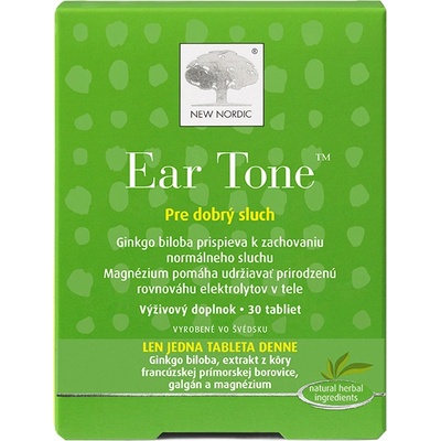 New Nordic Ear Tone pre dobrý sluch 30 tabliet