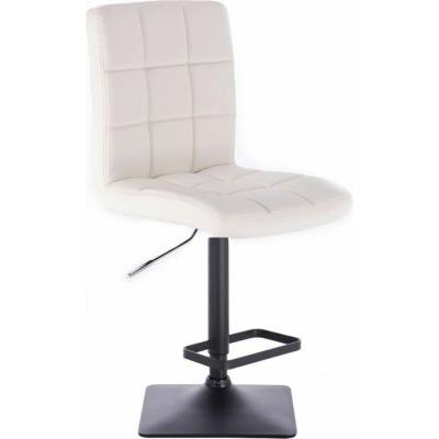 LuxuryForm Design Toledo na čiernej hranatej podstave / biela