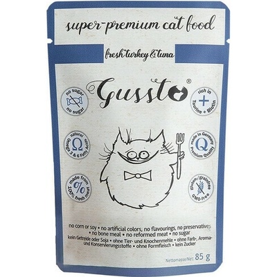 GUSSTO Cat Fresh Turkey&Tuna moriak a tuniak 85 g