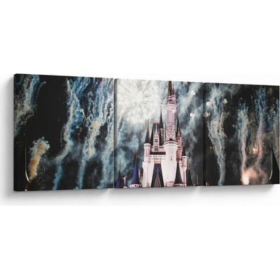 Obraz - Kouzelné království, třídílný 90x30 cm